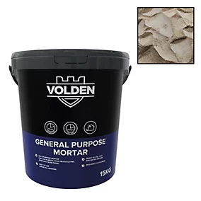 Volden Multipurpose mortar, 15kg Tub – Requires mixing before use